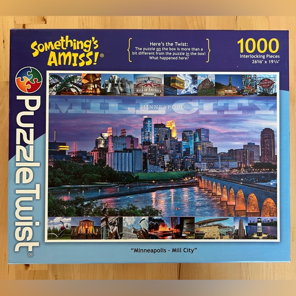 PuzzleTwist “Minneapolis - Mill City” 1000-pc Puzzle